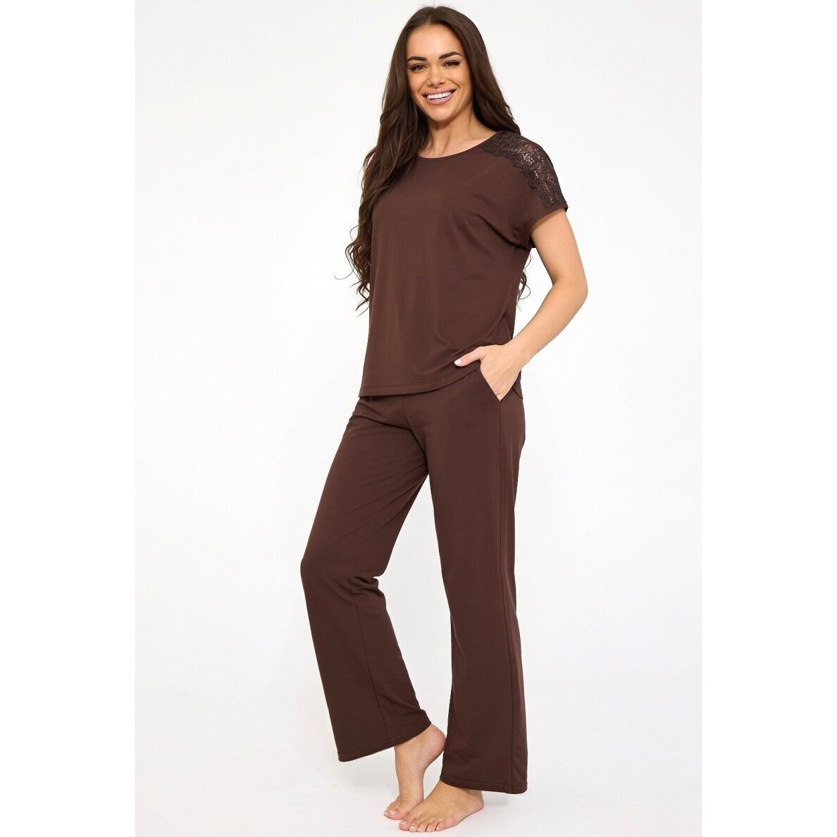 Pižama KR Margot 1114/515 ruda